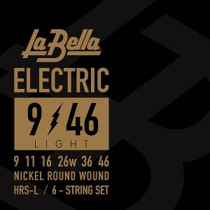 La Bella HRS-L Ultra Light for electric guitar strings Nickle plated 009/046