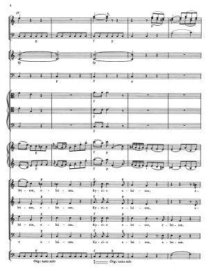 Моцарт Меса в до мажор K. 337 "Missa solemnis" партитура