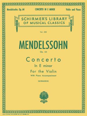 Mendelssohn - Concerto for violin in e minor op.64
