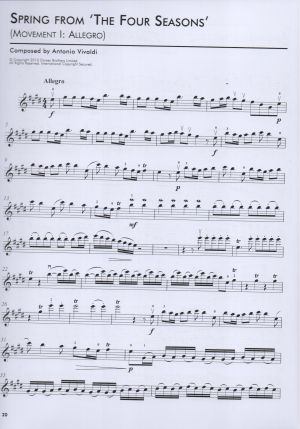 Класически произведения за соло цигулка