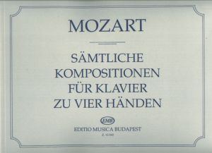 Моцарт Избрани произведения  за 4 ръце