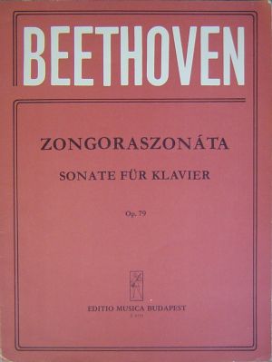 Бетховен Соната за пиано оп.79