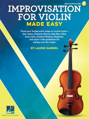 IMPROVISATION FOR VIOLIN MADE EASY + audio access