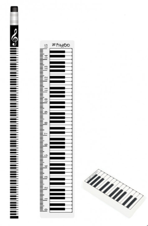 Stationery Kit Mini: Keyboard (A Set Of 3)