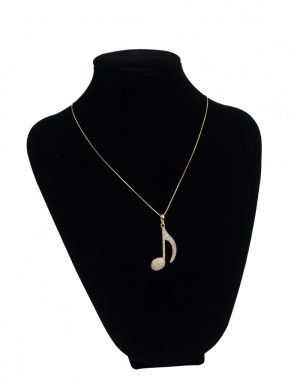 Necklace Quaver Gold Plated