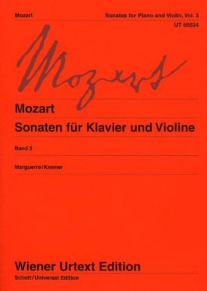 Моцарт Сонати за цигулка и пиано 3-ти том