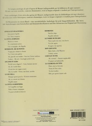 Mozart  OPERA ARIAS - MEZZO-SOPRANO