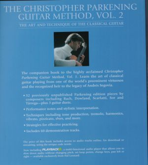 The Christopher Parkening Guitar Method Volume 2 + audio access
