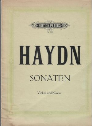 Haydn Sonatas  for violin and piano