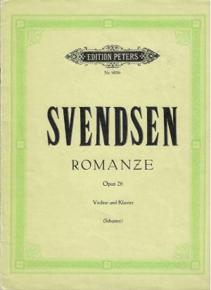 Svensen Romanze op.26 violin and piano  secondhand