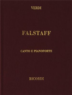 Verdi - Falstaff vocal score  hard cover