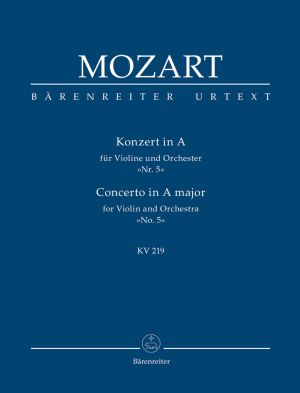Mozart  Concerto for Violin and Orchestra no. 5 in A major K. 219
