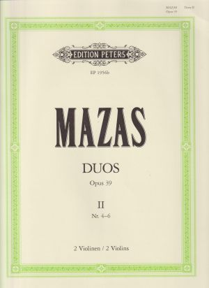 Mazas - Duos op.39 heft 2 for two violin