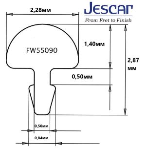 JESCAR 55090S (Wagner 9662) 668606 Stainless Steel