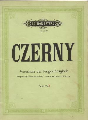 Czerny -  Studies op. 636 second hand