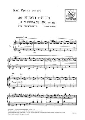 Czerny - Studies op.849