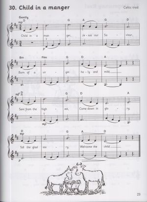 32  коледни пиеси за цигулка