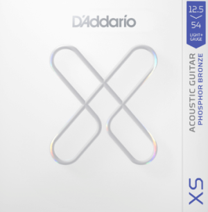 DADDARIO XSAPB12554, 12.5-54 Light Plus, XS Phosphor Bronze Coated Acoustic Guitar Strings