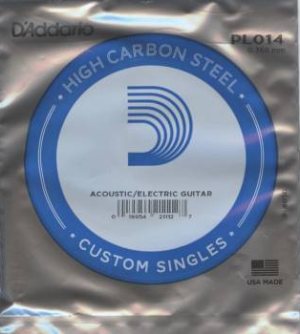 D'addario PL014 Carbon  Single String for electric /acoustic guitar
