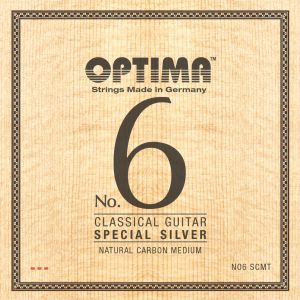 Струни за класическа китара Optima No.6  24 carat gold Carbon Medium