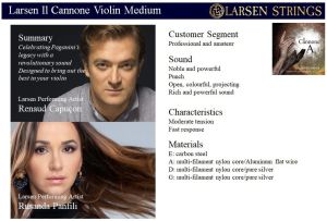 Larsen Il Cannone 4/4 Violin Set medium Direct&Focused