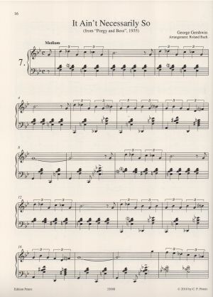 George Gershwin  Jazz Classics for Piano Solo, Volume 1