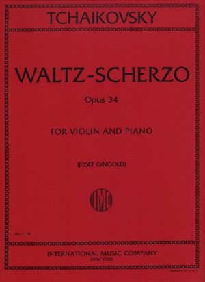 Tchaikovsky - Valse-Scherzo op.34  for violin and piano 