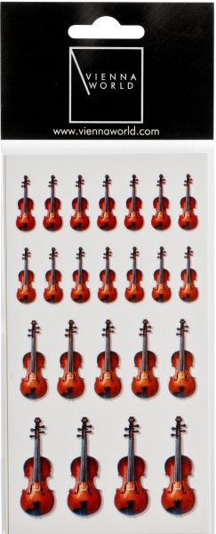 STICKERSINSTRUMENTS  violin (2 SHEETS)