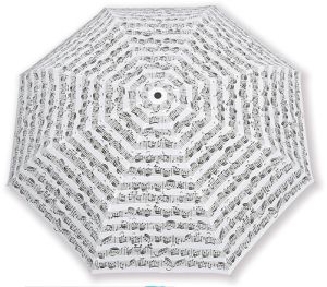 Mini umbrella Sheet music white