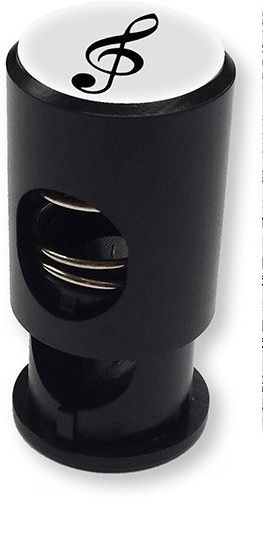 Pencil clip G-clef magnetic