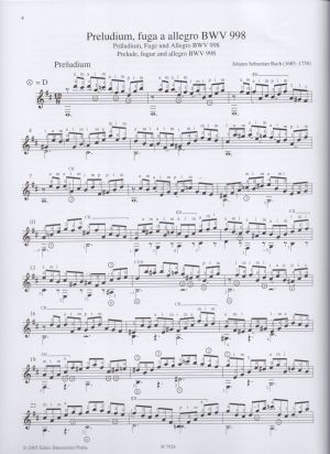 Й.С.Бах - Прелюд , Фуга и Алегро BWV 998