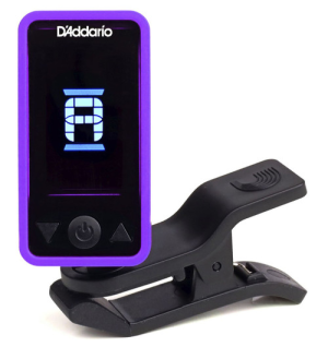D'Addario клипс тунер PW-CT-17PR лилав