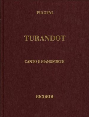 Puccini - Turandot vocal score