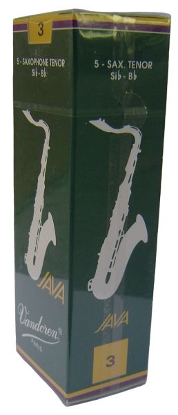Vandoren Java reeds for Tenor saxophon size 3 - box