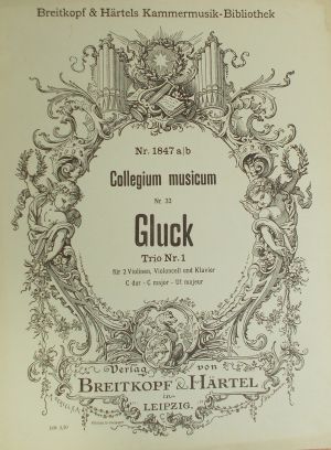 Gluck-Trio Nr.1 fur 2 violinen,violoncell und klavier