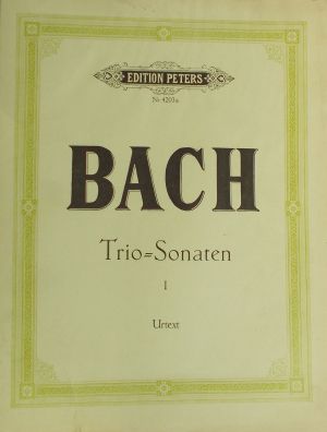 Bach - Trios-Sonates  band I for 2 violins,chello and cembalo