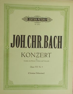 Й. Кристиан Бах-Концерт за чембало(клавир), 2 цигулки и виолончело