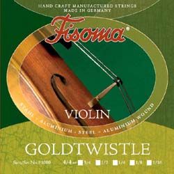 Fisoma Goldtwistle strings for Violin size 1/2