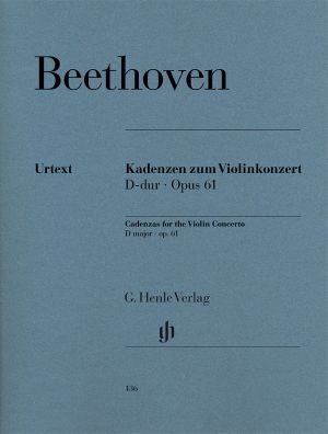 Beethoven-Violin Concerto D major op. 61 Cadenzas