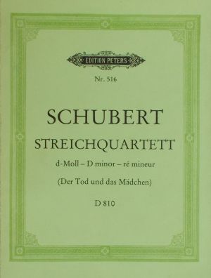 Schubert - String quartet d-moll   D 810