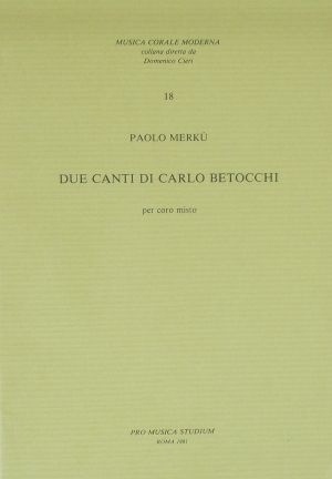 Paolo Merku-Due canti di Carlo Betocci