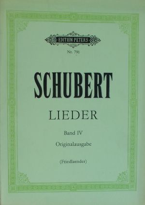 Schubert-Lieder band IV 