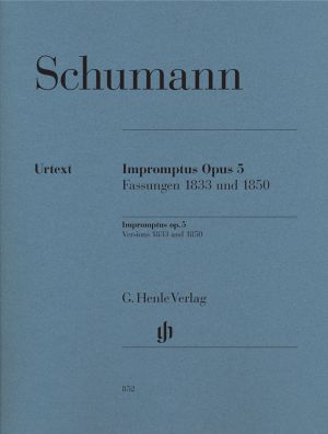 Schumann Impromptus op. 5, Versions 1833 and 1850