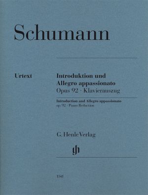 Schumann Introduction and Allegro appassionato for Piano and Orchestra op. 92