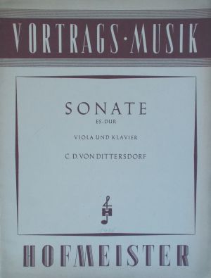 C.D.Von Dittersdorf  - Соната за виола и пиано
