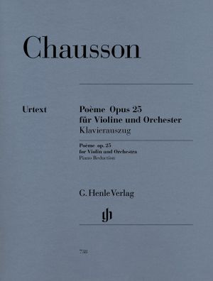 Шосон  - Поема оп.25 за цигулка и пиано 
