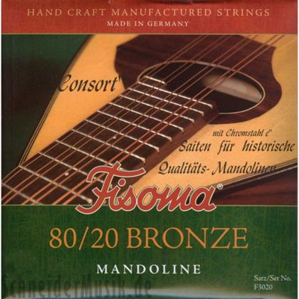 Fisoma Bronze Consort струни за мандолина  -комплект 