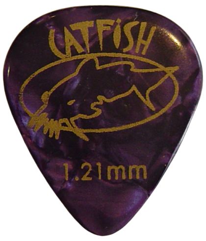Catfish Perloid pick purple pearl - size 1.21