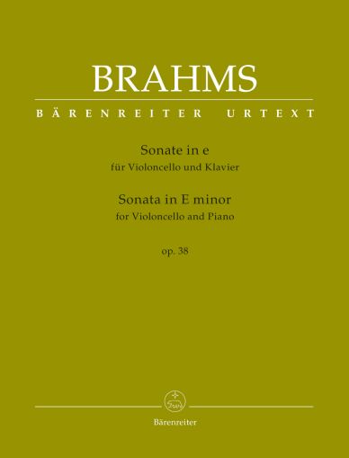 Brahms - Sonata for violoncello and piano in E minor op.38