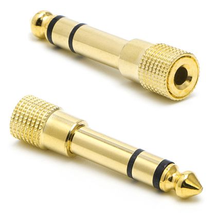 Jack stereo for headphones 3.5mm -  6.35mm 